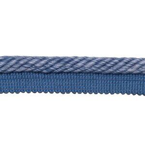 Retired Kravet 2.5 Yds 1" Spring Lake Large Cord On Tape Blue Piping Trim Uphols